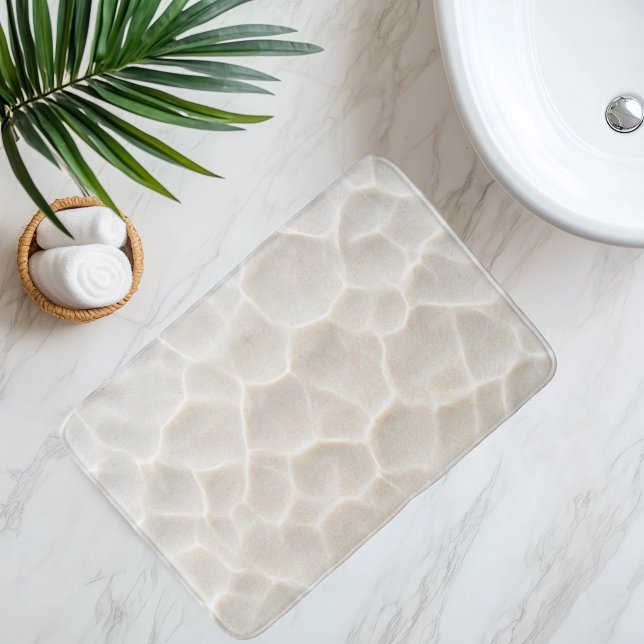 Imitation Beach Sand Under Clear Water Bath Mat (Creator Uploaded)