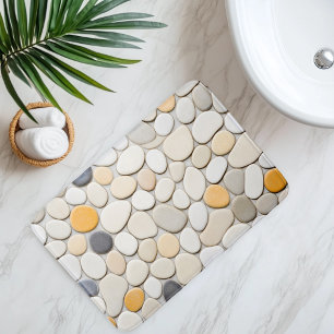Imitation Pebble Path Bath Mat