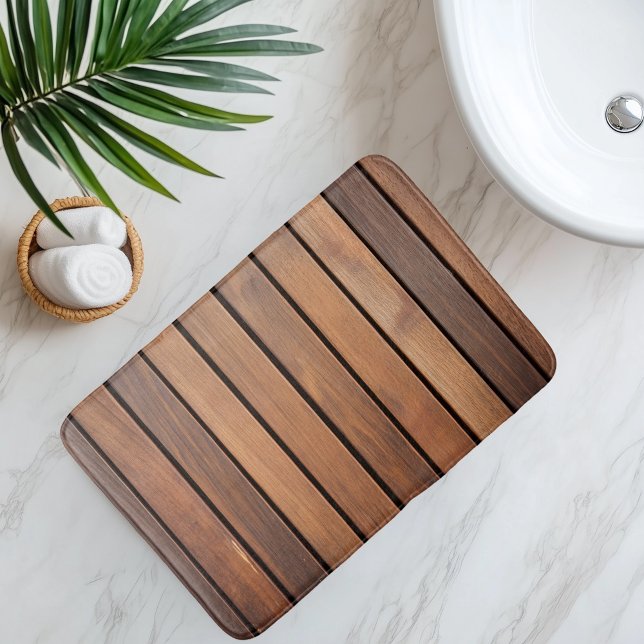 Imitation Wooden Slat Bath Mat (Creator Uploaded)