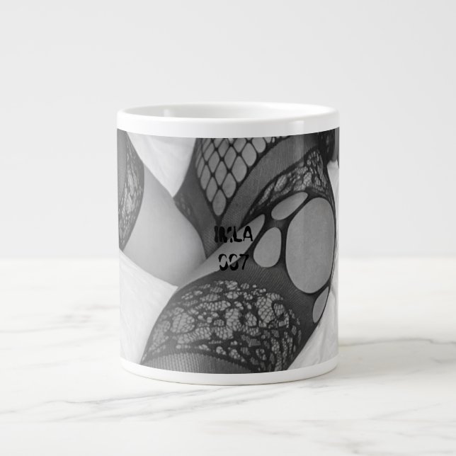 IMLA 007 Black & White Mug  (Front)