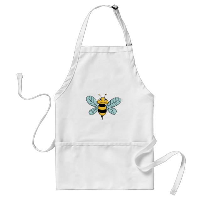 imma bee adult apron (Front)