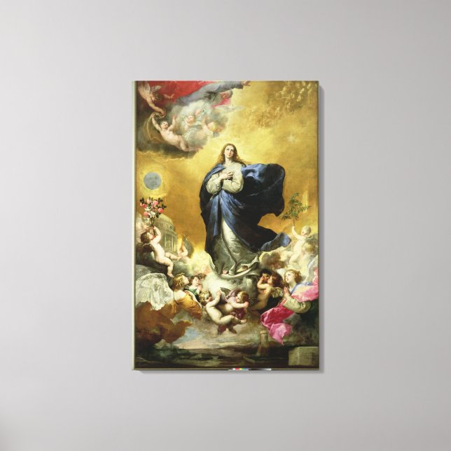 Immaculate Conception, 1635 Canvas Print (Front)