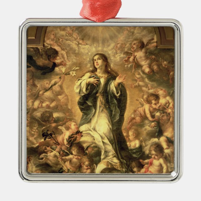 Immaculate Conception, 1670-1672 Metal Ornament (Front)