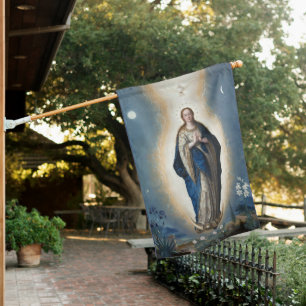 Immaculate Conception Assumption Virgin Sanchez H House Flag