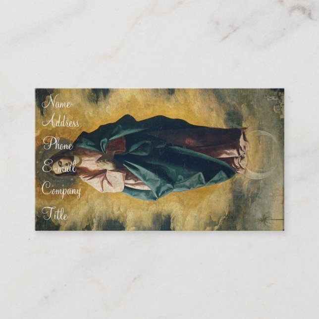 'Immaculate Conception' Business Card (Front)