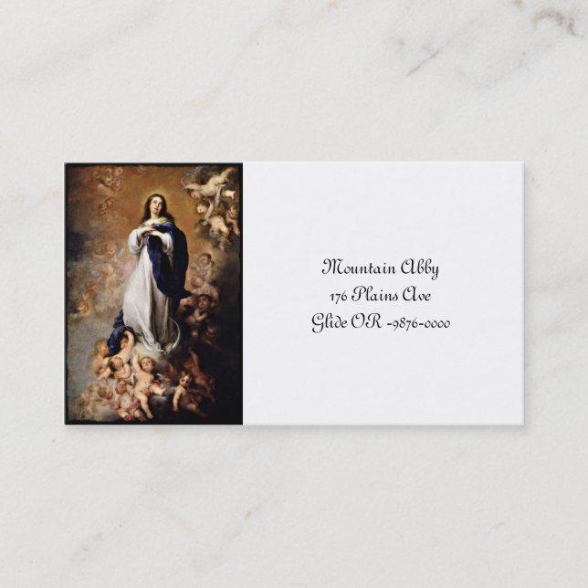 Immaculate Conception Business Card (Front)