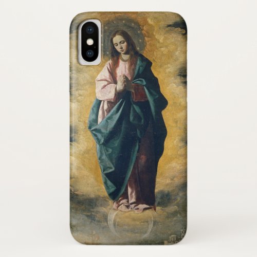Immaculate Conception by Zurbarn iPhone X Case
