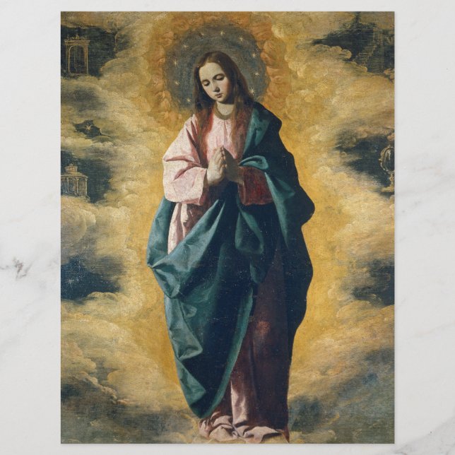 Immaculate Conception by Zurbarán Flyer (Front)