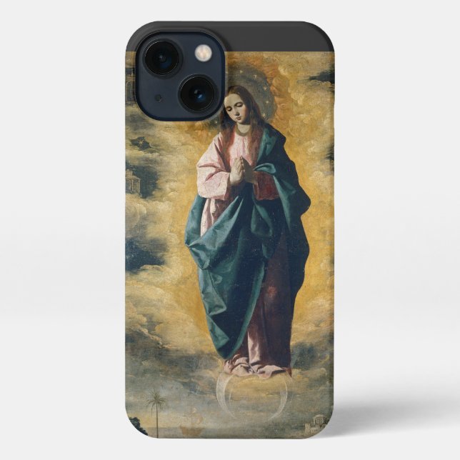 Immaculate Conception by Zurbarán iPhone Case (Back)