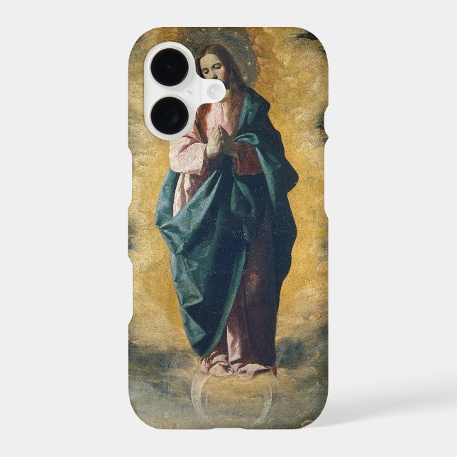 Immaculate Conception by Zurbarán Iphone Case (Back)