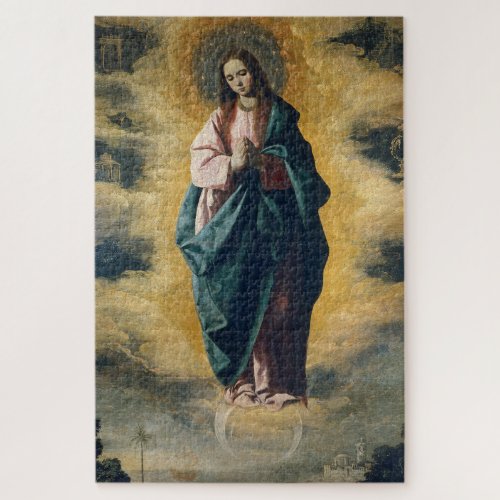 Immaculate Conception by Zurbarn Jigsaw Puzzle