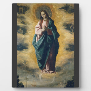 Immaculate Conception by Zurbarán Plaque