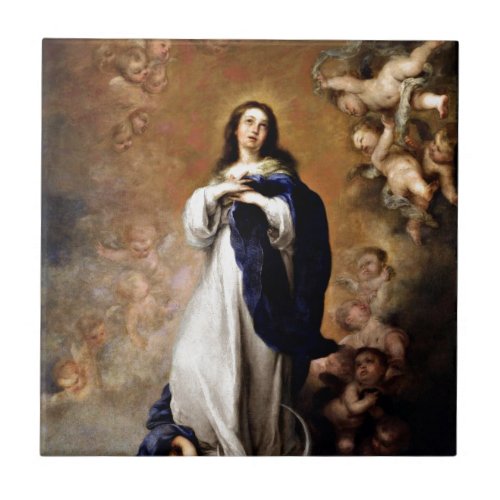 Immaculate Conception Ceramic Tile