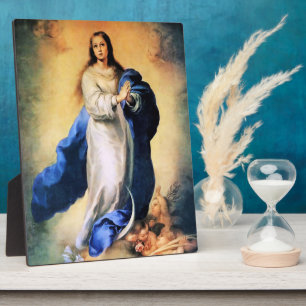 Immaculate Conception Gold Plaque