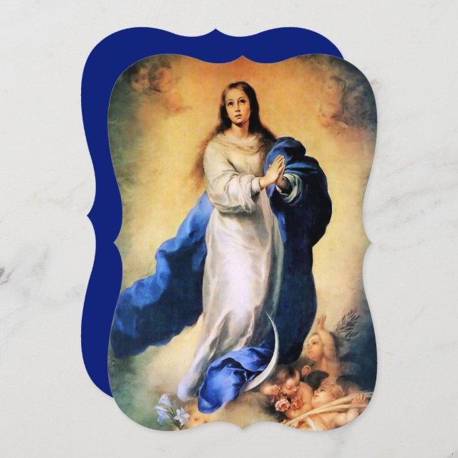 Immaculate Conception Gold with Memorare (Front/Back)