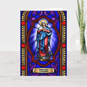 Immaculate Conception greeting card