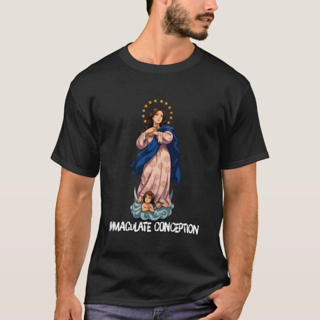 Immaculate Conception Mary Breviarium Traditional  T-Shirt (Front)