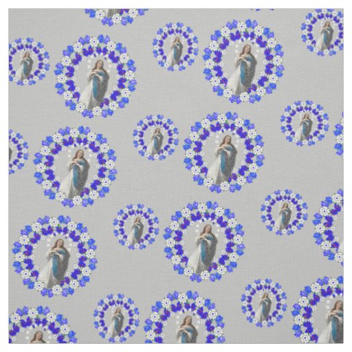Immaculate Conception Nicaragua Virgin Mary Fabric