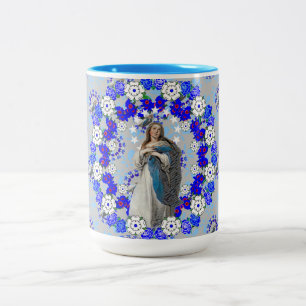 Immaculate Conception Nicaragua Virgin Mary Two-Tone Coffee Mug