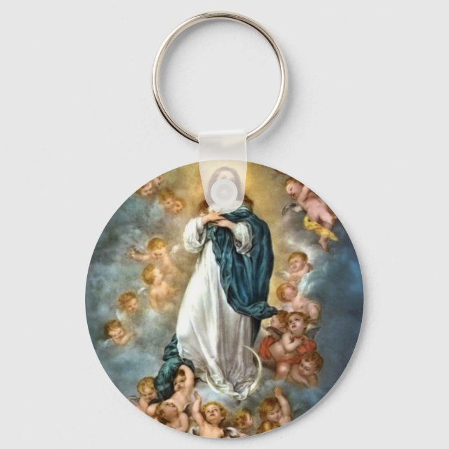 Immaculate Conception of Mary Keychain (Front)