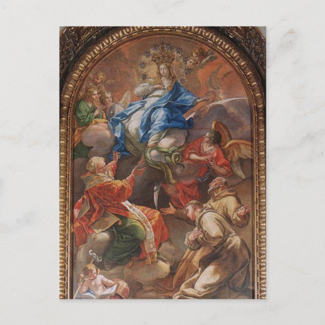  Immaculate Conception of Mary Postcard (Front)