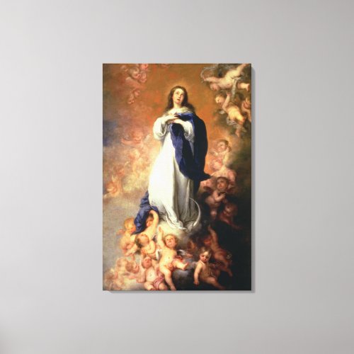 Immaculate Conception of the Escorial c1678 Canvas Print