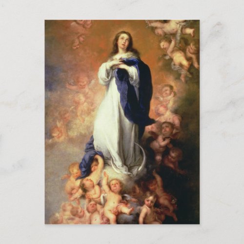 Immaculate Conception of the Escorial c1678 Postcard