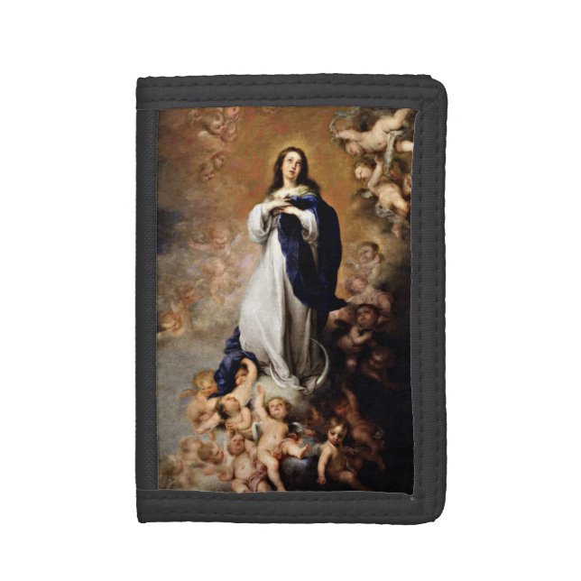 Immaculate Conception of Virgin Mary Tri-fold Wallet (Front Vertical)
