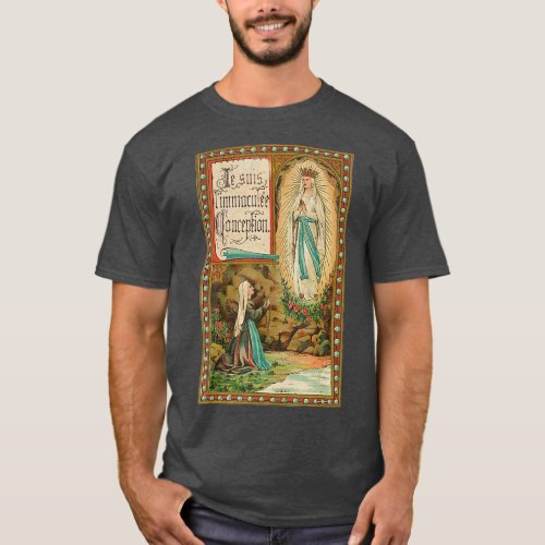 Immaculate Conception Our Lady Lourdes Catholic T_Shirt