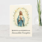 Immaculate Conception Solemnity Blessings Mary
