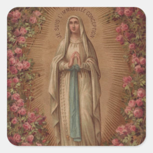 Immaculate Conception Square Sticker