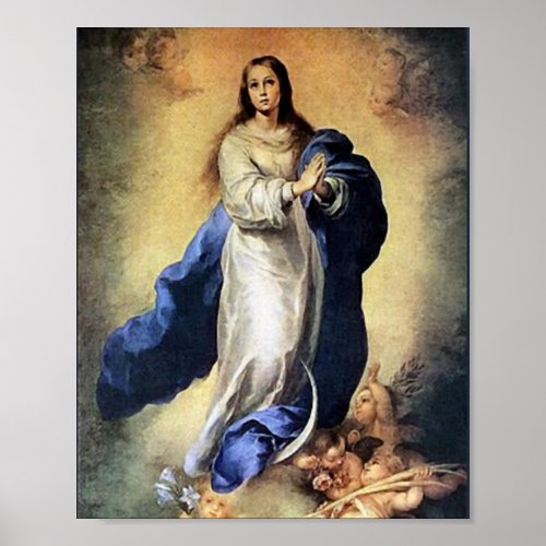 Immaculate Conception Virgin Mary 01A Poster