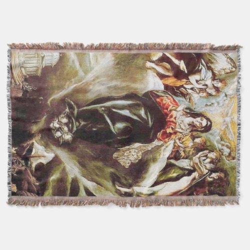 Immaculate Conception Virgin Mary Assumption 09 Throw Blanket