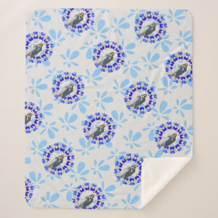 Immaculate Conception Virgin Mary Sherpa Blanket