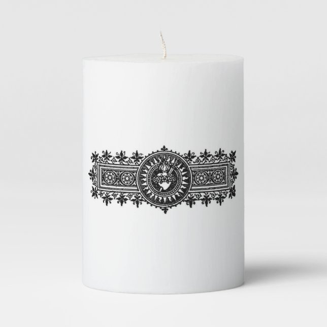 Immaculate Heart Candle (Front)