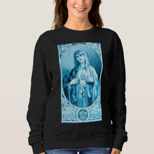 Immaculate Heart Of Mary Ave Maria Our Catholic Vi Sweatshirt