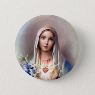 Immaculate Heart of Mary Button