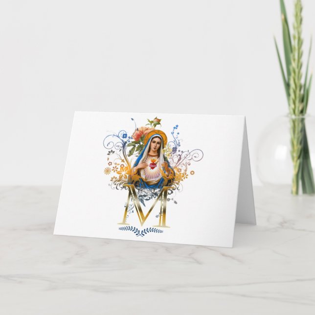 Immaculate Heart of Mary Card (Front)