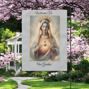 Immaculate Heart of Mary Garden Flag