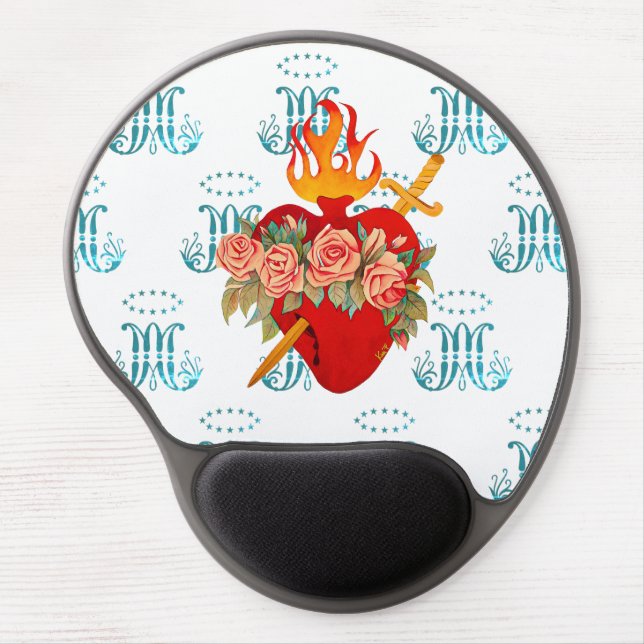 Immaculate Heart of Mary Gel Mousepad (Front)