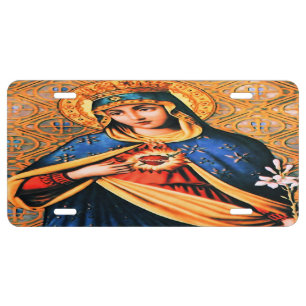Immaculate Heart of Mary License Plate