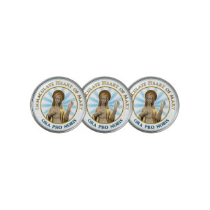 Immaculate Heart of Mary Ora Pro Nobis Golf Ball Marker