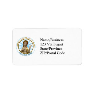 Immaculate Heart of Mary Ora Pro Nobis Label