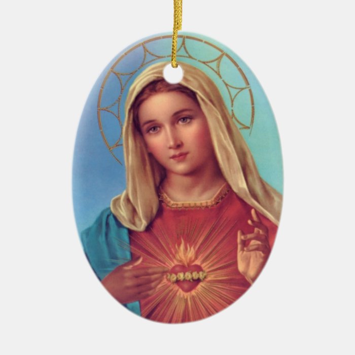 Immaculate Heart of Mary Ornaments