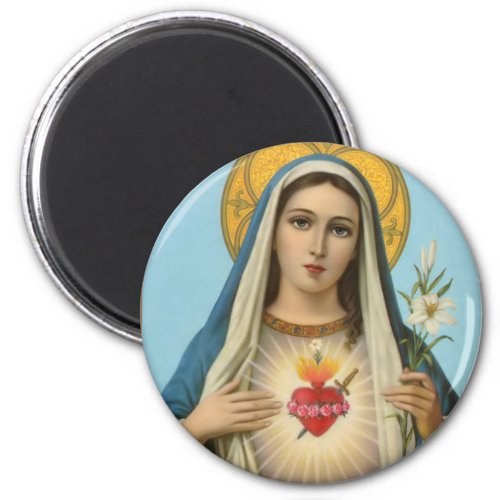 Immaculate Heart of Mary Our Lady religious image Magnet