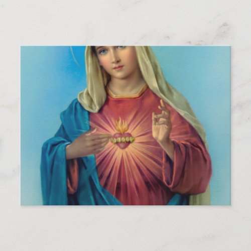 Immaculate Heart Of Mary Postcard