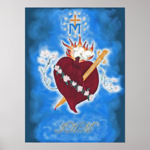 Immaculate Heart of Mary Poster