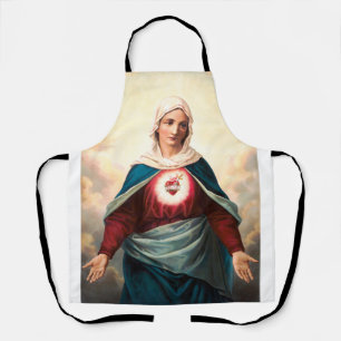 Immaculate Heart Of Mary Sacred Art Apron