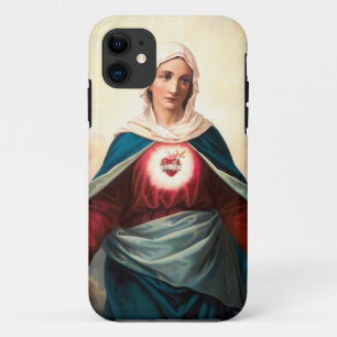 Immaculate Heart Of Mary Sacred Art iPhone 11 Case
