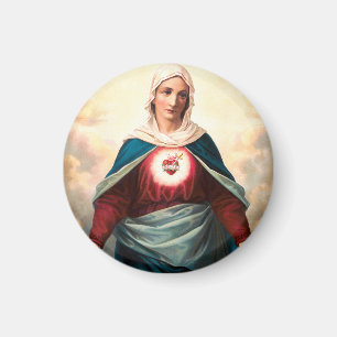 Immaculate Heart Of Mary Sacred Art Magnet